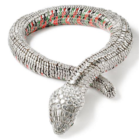 1968 cartier snake necklace